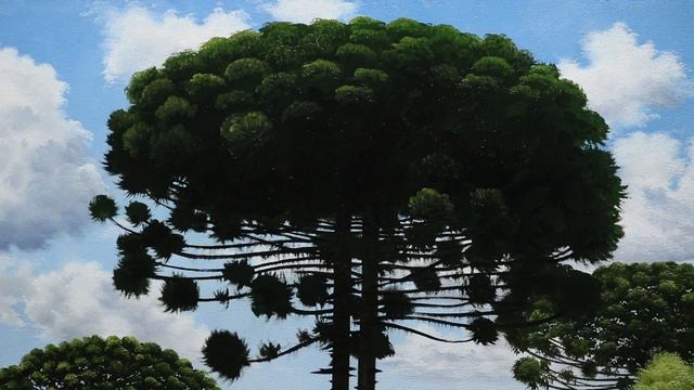 Como pintar uma paisagem rural passo a passo - Parte 4 смотреть онлайн