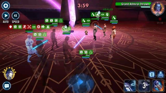 SWGOH Arena Titan team vs ackbar hermit yoda team смотреть онлайн