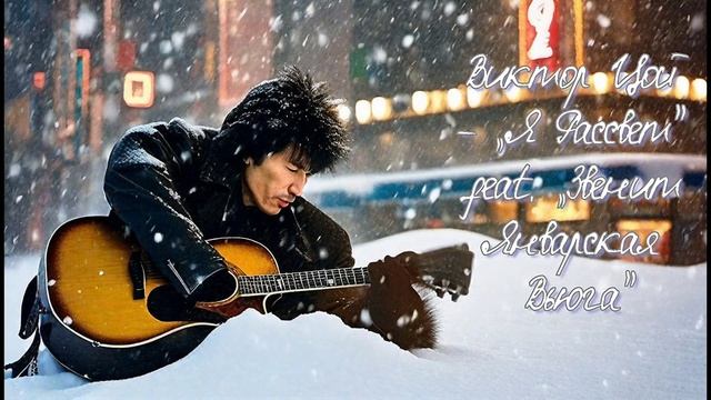 ЗВЕНИТ ЯНВАРСКАЯ ВЬЮГА feat. { Виктор Цой - « Я Рассвет » акустика, гитара смотреть онлайн