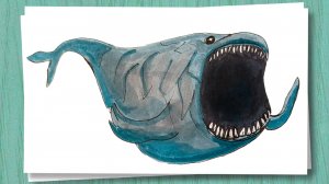 Как нарисовать Морского монстра Блупа / How  to draw Bloop