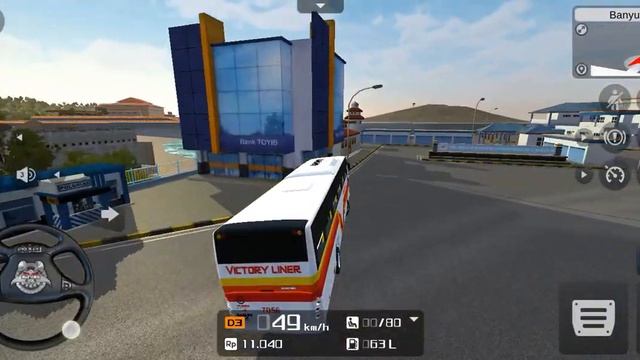 Driving Victory Liner Man Almazora To Banyuwangi to gilimanuk (Bussid) смотреть онлайн