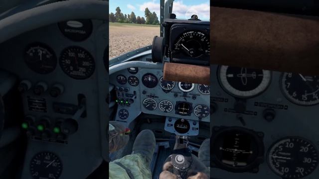 Взлет Як-17, War Thunder, VR. смотреть онлайн