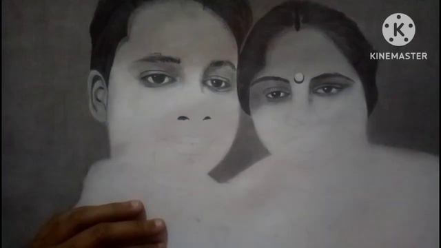 PORTRAIT DRAWING USING GRAPHITE PENCILS#artistpooja #realism смотреть онлайн