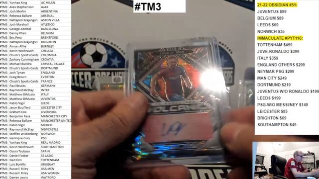 2021-22 OBSIDIAN SOCCER TMALL ASIA 20 BOX PICK YOUR TEAM FULL CASE BREAK #TM3 (SOCCER BREAKERS FC) смотреть онлайн
