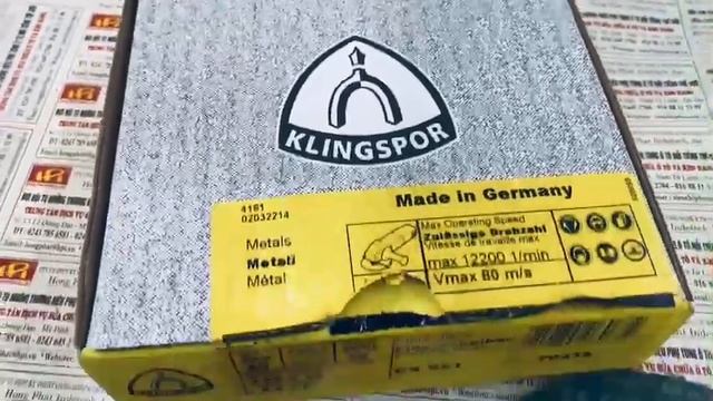 Nhám đĩa mài Klingspor CS 561 125 x22 P80 смотреть онлайн