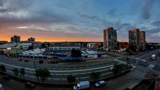 timelapse #Рыбинск закат 16.05.2014 смотреть онлайн