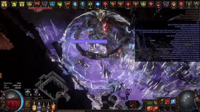 Path of Exile 3.18 Kinetic Blast MF Deadeye Crimson Temple смотреть онлайн