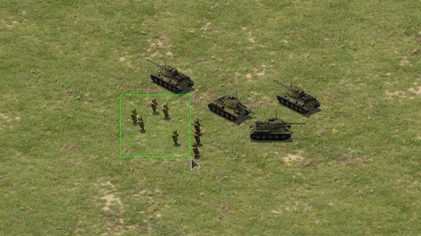 Panzer Strike — Демонстрация анимации бега