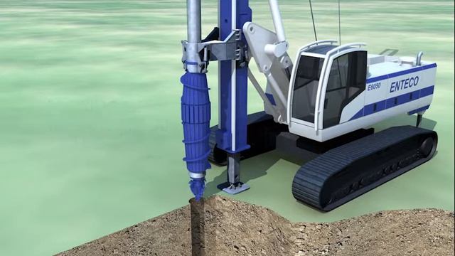 ENTECO New Patented SP-TT (Soil Displacement – Twin Tool) смотреть онлайн