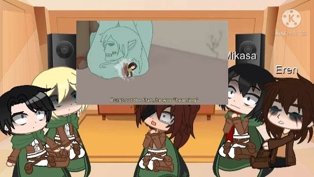Past Aot reacts to Eren Yeager's life | read description [manga spoilers] смотреть онлайн