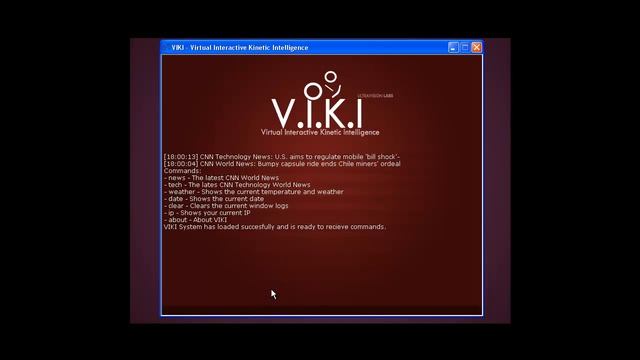 VIKI - Virtual Interactive Kinetic Intelligence Demo смотреть онлайн