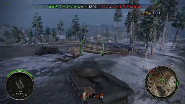 WoT на xbox one - КВ-1 хрен пробили, обзор смотреть онлайн