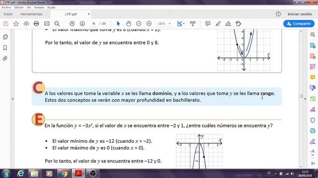 1.9 VARIACIÓN DE Y=AX2, PARTE 2 PAG. 90 смотреть онлайн