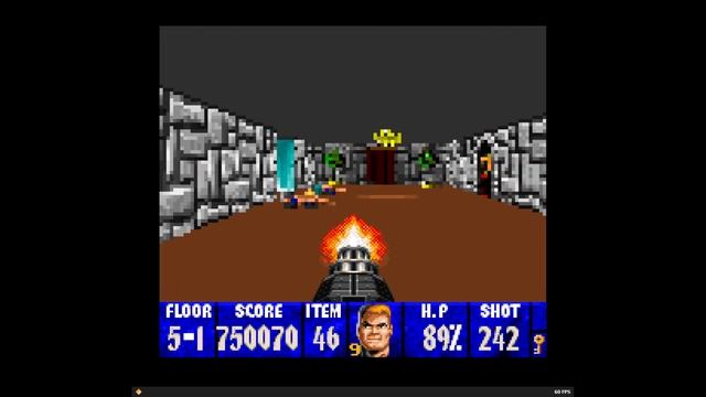 Wolfenstein 3D (SNES) 100% - Mission 5-1 смотреть онлайн