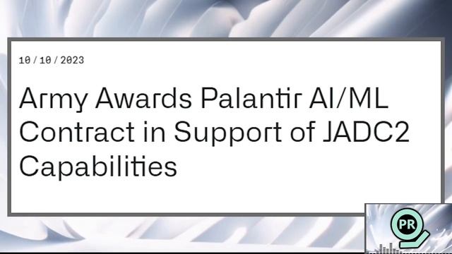 Army Reveals When Palantir Could Win Huge TITAN Contract | PLTR Stock смотреть онлайн