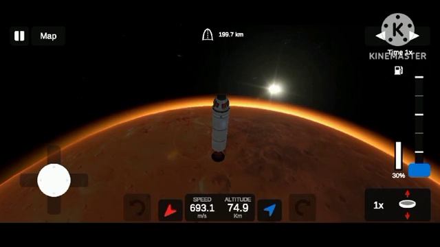 Ellipse Rocket simulator New update Mars landing by lukibon смотреть онлайн