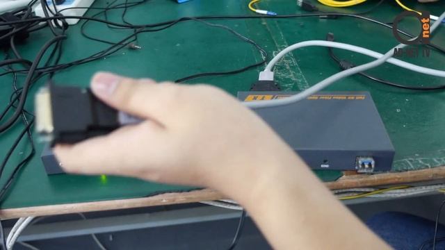 HD res DVI + RS-232 DB9 standard terminal over fiber transmitter set testing смотреть онлайн
