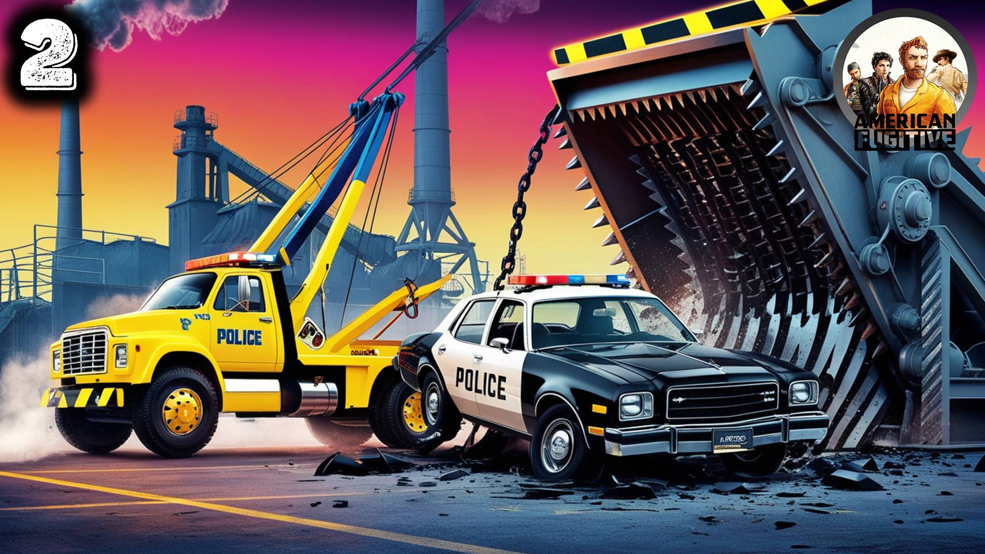 Уничтожаем машины. American Fugitive 2 смотреть онлайн