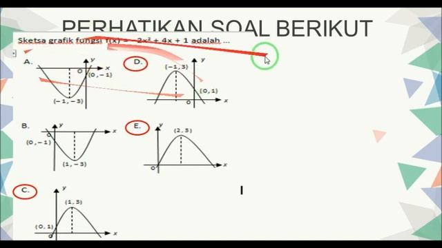TRIK MENJAWAB SOAL GRAFIK PARABOLA смотреть онлайн