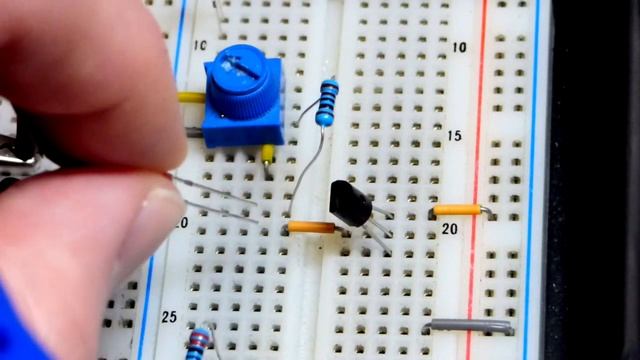 PNP 2N3906 Bipolar Junction Transistor BJT Demonstration Electronics Circuit