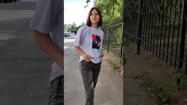 Заказывай футболку на #ozon ссылка в описании #fashion #print #ootd #outfitideas #tshirt #style смотреть онлайн