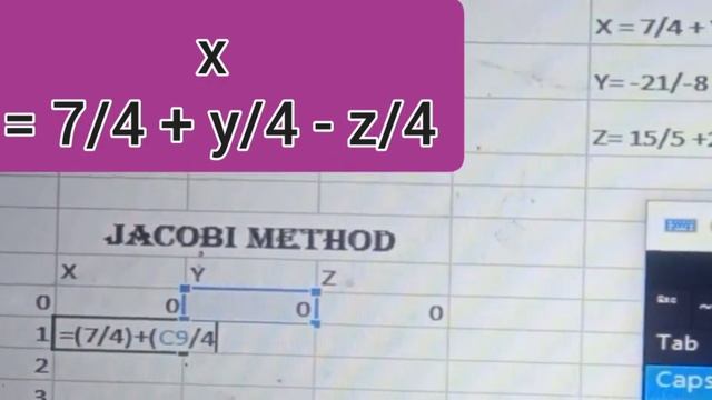 Jacobi Method (done in Excel) смотреть онлайн