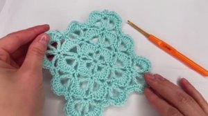 Ажурный Мотив, связанный крючком - Вязание крючком