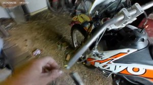 Руль IGP 22/28 на Kayo T2 MX ! Установка. Руль с озона!