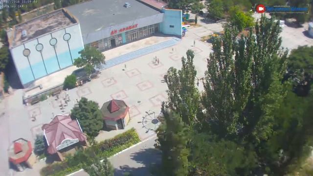 Центр Щёлкино, 07.08.2016 - time-lapse с камеры 3 смотреть онлайн