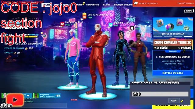 🔴LIVE FORTNITE FR PP DEFILE DE MODE/FIGHT ! SKIN A GAGNER смотреть онлайн