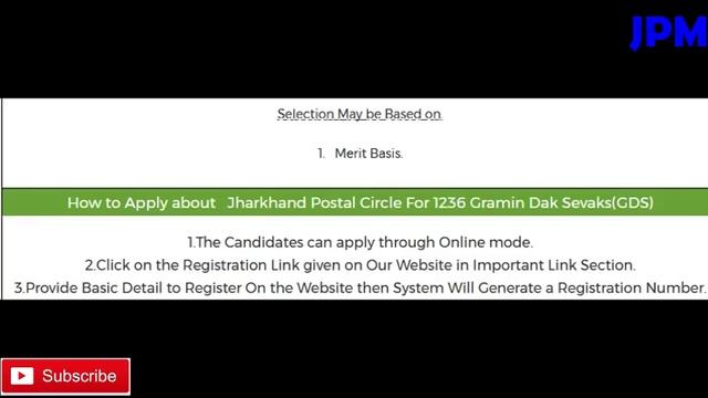 JHARKHAND POST OFFICE VACANCY 2017 | GRAMIN DAK SEWAK 1236 POST | APPLY ONLINE смотреть онлайн