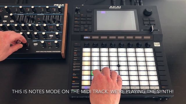 How to connect and control an external synth with the AKAI Pro Force смотреть онлайн