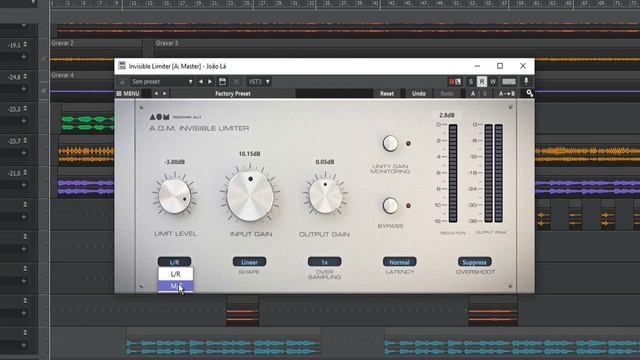 AOM Invisible Limiter - O Limiter Mais Transparente Já Criado