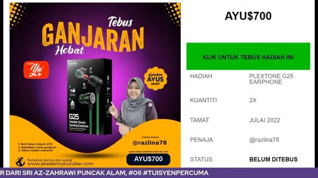 🔴 [LIVE] DINIYAH JAIS, LAM LAFZUL JALALAH OLEH USTAZ ZULFAKAR #06 #TUISYENPERCUMA смотреть онлайн