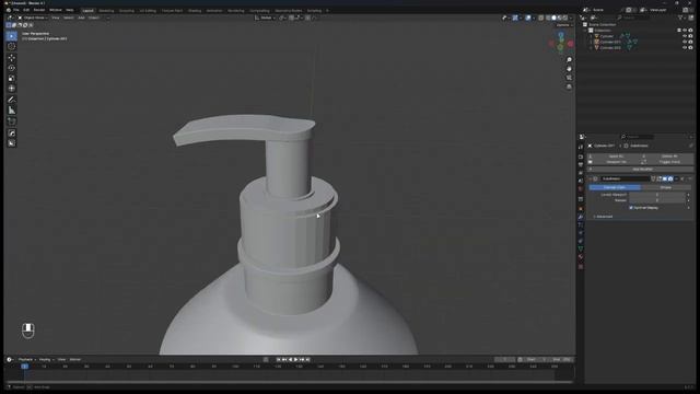 Blender - Liquid Soap Bottle Modeling Tutorial смотреть онлайн