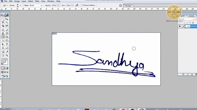 Photoshop पर Image को Transparent कैसे करें || Signature Transparent Photoshop || ssonline смотреть онлайн