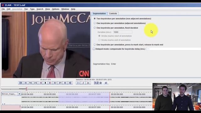 ELAN 4/7 - Annotation, Segmentation And Transcription - VILA VIDEO TUTORIALS