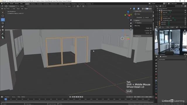 2. Modeling the Rooms - 10. Starting the office frames смотреть онлайн