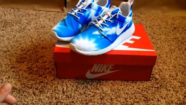*UPDATED* Nike Roshe Run "Santa Monica" / "Blue Sky" (Unboxing) & (Review) (HD) смотреть онлайн