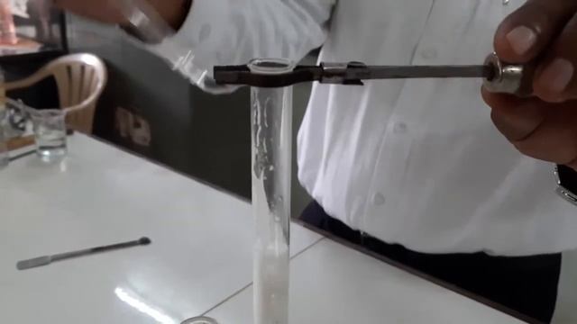 To detect presence of Cl- (chloride) ion by using Conc H2SO4 смотреть онлайн