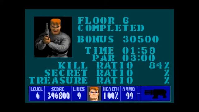 SS Wolfenstein 3D - Floor 6 смотреть онлайн