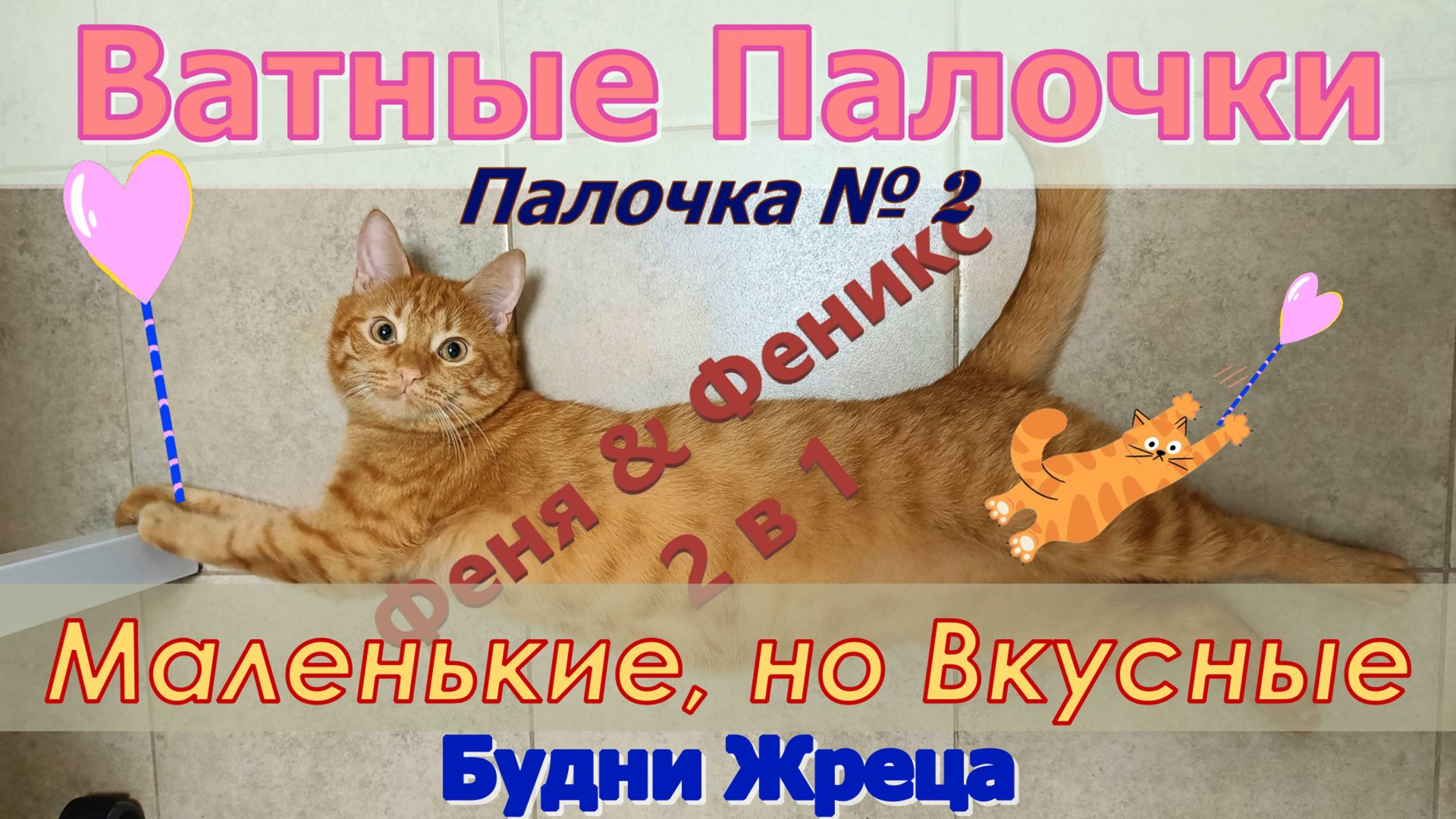 Ватные Палочки. Палочка № 2. Маленькие, но Вкусные. Кот Феня, он же Феникс