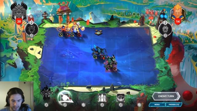 Duelyst || Cat and Mouse (Hateful Argeon vs. Vaath) смотреть онлайн