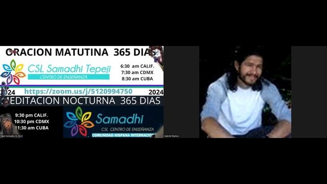 En Meditación Contigo Inh Exh Relajando CE Samadhi Comunidad Hispana Internacional 27Abril2024 смотреть онлайн