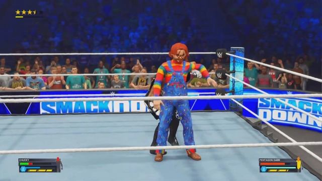 WWE 2K23 SMACKDOWN PENTAGON DARK VS CHUCKY!!!!!!!!!!!! смотреть онлайн