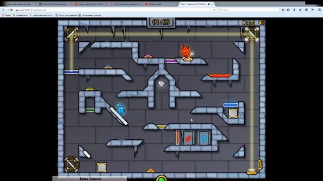 огонь и вода № 1 :проходим игру смотреть онлайн