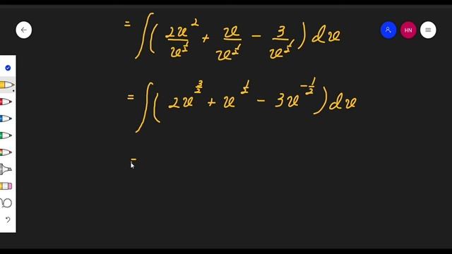 Cara Mudah Integral (2x+3)(x-1)/√x dx | Integral of (2x+3)(x-1)/√x dx | Belajar Integral Aljabar смотреть онлайн
