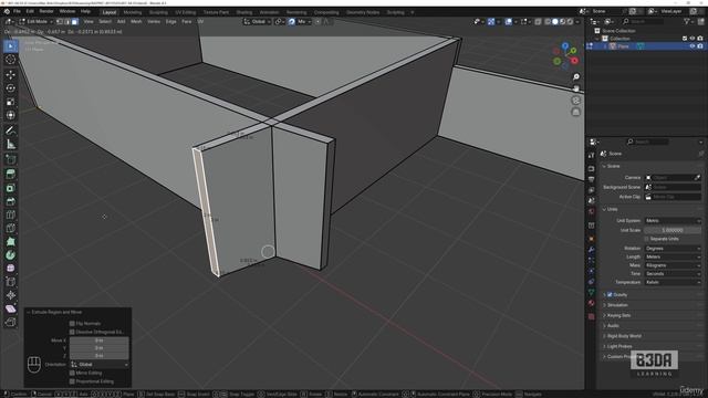 4 - Extrude Modes for Precise Modeling - 9 -Canceling and Undo Extrudes смотреть онлайн