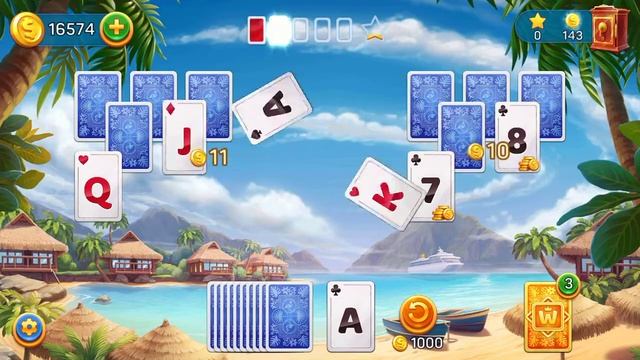 Solitaire Cruise Tripeaks Card Level 11 смотреть онлайн