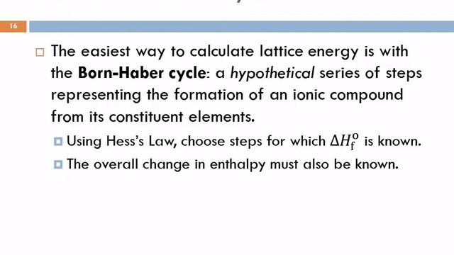 9.4 Ionic Bonding: Lewis Symbols & Lattice Energies смотреть онлайн